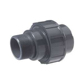 NDS Schedule 80 1-1/2 in. Slip each X 1-1/2 in. D MIPT PVC Union 1 pk