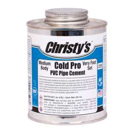 Christy's Cold Pro Clear Cement For PVC 8 oz