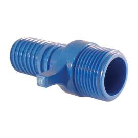 Apollo Blue Twister 3/4 in. Insert in to X 3/4 in. D MPT Acetal Male Adapter 5 pk
