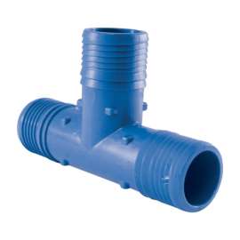 Apollo Blue Twister 1-1/2 in. Insert in to X 1-1/2 in. D Insert Acetal Tee 1 pk