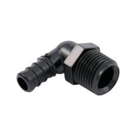 Cash Acme Push to Connect 1/2 in. PEX X 1/2 in. D PEX Plastic Elbow Adapter