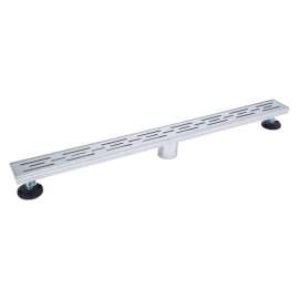 BK Products 2 in. D Chrome Linear Shower Drain