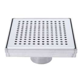 BK Products 2 in. D Chrome Square Shower Drain