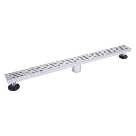 BK Products 2 in. D Nickel Linear Shower Drain