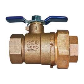 Watts 1 in. Brass FIP Union Ball Valve Full Port