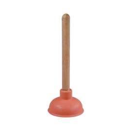 Cobra Plunger with Wooden Handle 9 in. L X 4 in. D