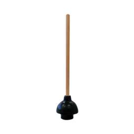 Cobra Plunger with Wooden Handle 18 in. L X 6 in. D