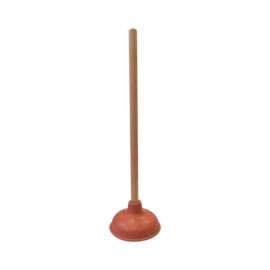 Cobra Plunger with Wooden Handle 18 in. L X 5 in. D