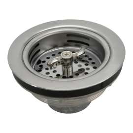 Keeney 4-1/2 in. D Stainless Steel Strainer Basket Silver