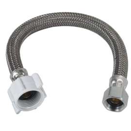 BrassCraft Plumb Shop 1/2 in. Ballcock X 7/8 in. D Ballcock 12 in. PVC Toilet Supply Line