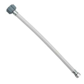 BrassCraft Speedi Plumb Plus 3/8 in. Compression X 3/8 in. D FIP 12 in. Vinyl Faucet Supply Line