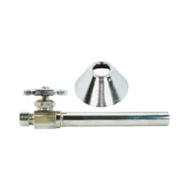 BrassCraft Universal Extension Tube with Bell Escutcheon