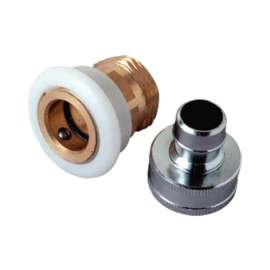 BrassCraft Dual Thread 3/4 in. x 3/4 in. Chrome Plated Aerator Adapter