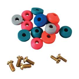 BrassCraft Assorted in. D Rubber Beveled Faucet Washer Assortment 20 pk