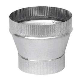 Imperial 5 in. D X 7 in. D Galvanized Steel Stove Pipe Increaser