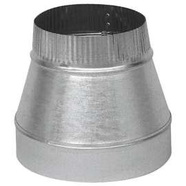 Imperial 9 in. D X 8 in. D Galvanized Steel Furnace Pipe Reducer