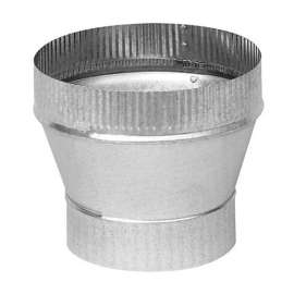 Imperial 8 in. D X 9 in. D Galvanized Steel Stove Pipe Increaser