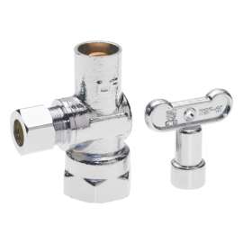 BK Products ProLine FIP Comp Chrome Angle Valve
