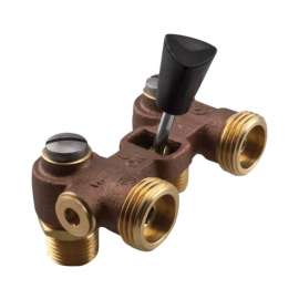 Watts Duo-Cloz 3/4 in. Sweat in. X 1/2 in. FHT Brass Washing Machine Valve