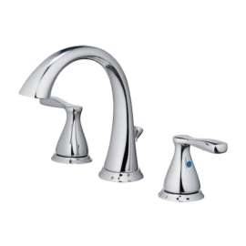 OakBrook Modena Chrome Widespread Bathroom Sink Faucet 6-8 in.