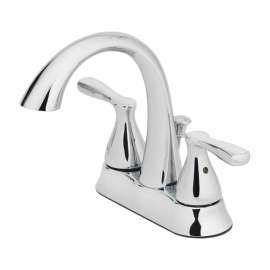OakBrook Pacifica Chrome Two-Handle Bathroom Sink Faucet 4 in.