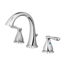 OakBrook Modena Brushed Nickel Widespread Bathroom Sink Faucet 6-8 in.