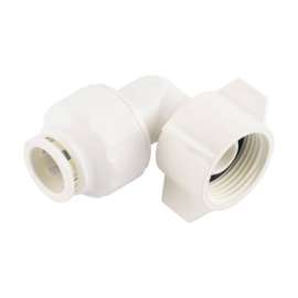 SharkBite Quick Connect Push to Connect 1/2 in. NPS X 3/8 in. D Female Swivel Elbow