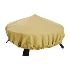 Classic Accessories 44 in. W Sand Polyester Fire Pit Cover