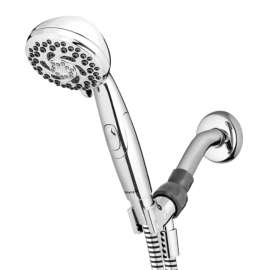 Waterpik PowerSpray+ Chrome 6 settings Handheld Showerhead 1.8 gpm