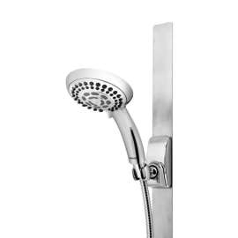 Waterpik Chrome Five settings Showerhead With Slide Bar 2.5 gpm