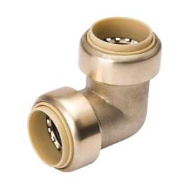 ProLine 1/4 in. Push X 1/4 in. D Push Brass 90 Degree Elbow