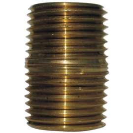 JMF Company 1/4 in. MPT Brass Nipple
