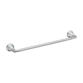 Moen Hilliard Brushed Nickel Towel Bar 24 in. L Metal
