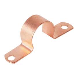 Warwick Hanger 1/2 in. Copper Plated Carbon Steel Tube Strap