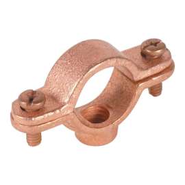 Warwick Hanger 2100 Series 1/2 in. Copper Plated Malleable Iron Split Ring Hanger