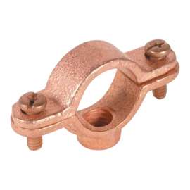 Warwick Hanger 1 in. Copper Plated Malleable Iron Split Ring Hanger