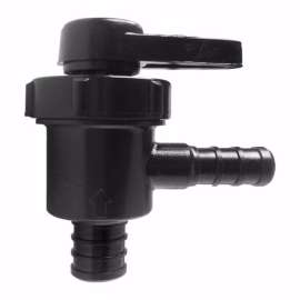 Flair-It Ecopoly 1/2 in. Crimp X 1/2 in. Crimp Plastic Angle Stop Valve