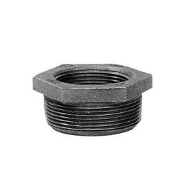 Anvil 2 in. MPT X 1-1/4 in. D FPT Black Malleable Iron Hex Bushing