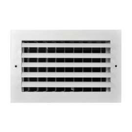 Tru Aire 10 in. H X 10 in. W 1-Way White Aluminum Wall/Ceiling Register
