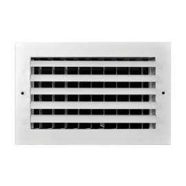Tru Aire 4 in. H X 8 in. W 1-Way White Aluminum Wall/Ceiling Register