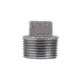 STZ Industries 4 in. MIP each Black Malleable Iron Plug