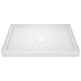 Delta 3-1/2 in. H X 32.75 in. W X 47.88 in. L White Shower Base