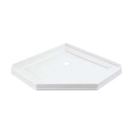 Delta 38-1/4 in. W X 38-1/4 in. L White Shower Base