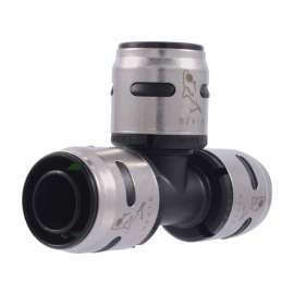 SharkBite EvoPEX 1 in. Push X 1 in. D Push Tee