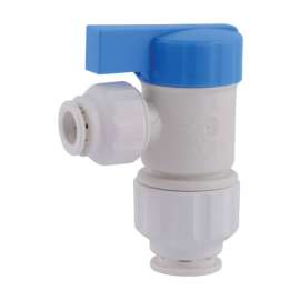 SharkBite Quick Connect 1/2 in. Push X 1/4 in. D Push Plastic Angle Stop Valve