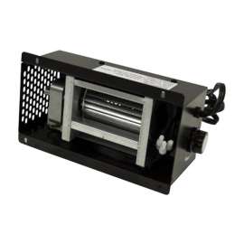 GHP Pleasant Hearth Black Metal Stove Blower