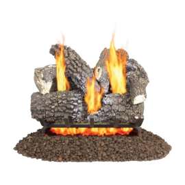 Pleasant Hearth Arlington Ash Fireplace Log Set 45 lb