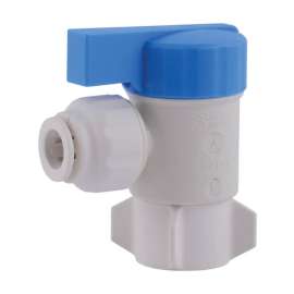 SharkBite Quick Connect 1/2 in. Compression X 3/8 in. FPT Plastic Angle Stop Valve