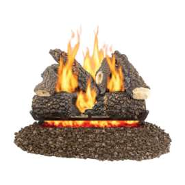 Pleasant Hearth Arlington Ash Fireplace Log Set 56 lb