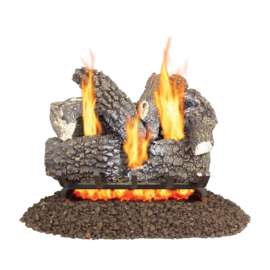 Pleasant Hearth Valley Oak Fireplace Log Set 33 lb